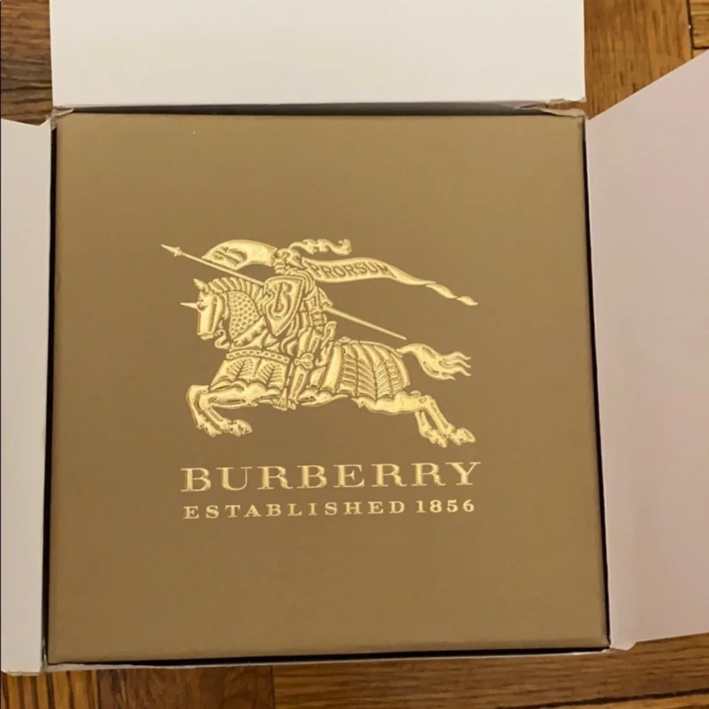 Burberry watch with case